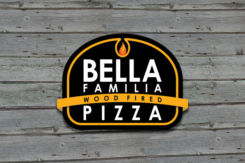 Logo DesignBella Familia Pizza